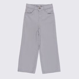Calça Wide Leg Infantil Menina 4 a 10 Anos Marmelada