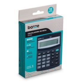 Calculadora de Mesa B3562 12 Digitos Bazze - 618647