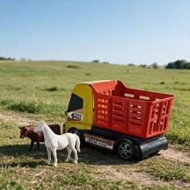 Caminhão Boiadeiro Truck Bull Orange Toys - Sortido