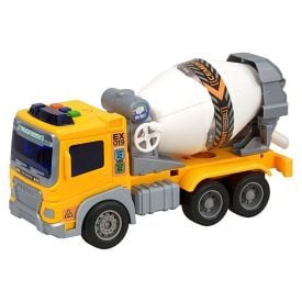 Caminhão Construtor Betoneira Fricção com Luz e Som Havan Toys