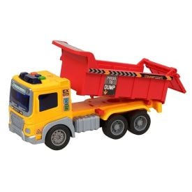 Caminhão Construtor Caçamba Fricção com Luz e Som Havan Toys