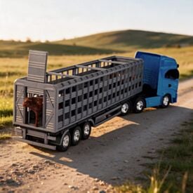 Caminhão Iveco S-Way Boiadeiro com Animais Usual Brinquedos - Sortido