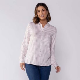 Camisa Feminina Manga Longa De Viscose Patricia Foster