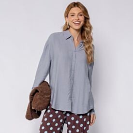 Camisa Feminina Texturizada Patricia Foster
