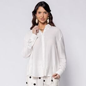 Camisa Feminina Texturizada Patricia Foster