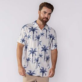Camisa Masculina De Botão Em Viscose Thing