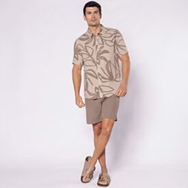Camisa Masculina De Botão Em Viscose Thing