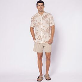Camisa Masculina De Botão Em Viscose Thing