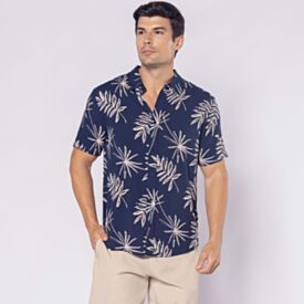 Camisa Masculina De Botão Em Viscose Thing
