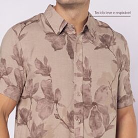 Camisa Masculina De Botão Em Viscose Thing