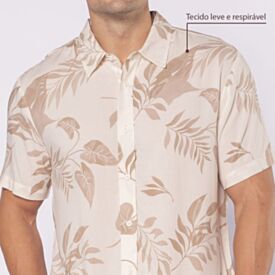 Camisa Masculina De Botão Em Viscose Thing