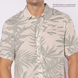 Camisa Masculina De Botão Em Viscose Thing