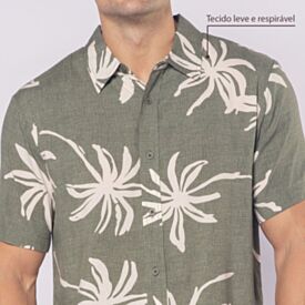 Camisa Masculina De Botão Em Viscose Thing