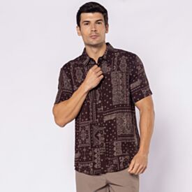 Camisa Masculina De Botão Em Viscose Thing