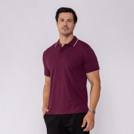 Camisa Polo Masculina De Algodão Marc Alain