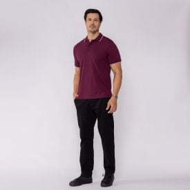 Camisa Polo Masculina De Algodão Marc Alain