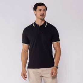Camisa Polo Masculina De Algodão Marc Alain