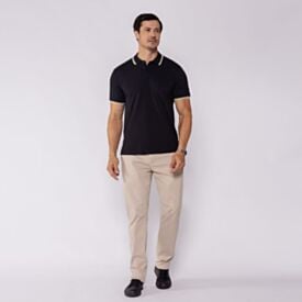 Camisa Polo Masculina De Algodão Marc Alain