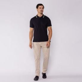 Camisa Polo Masculina De Algodão Marc Alain