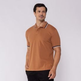 Camisa Polo Masculina De Algodão Marc Alain