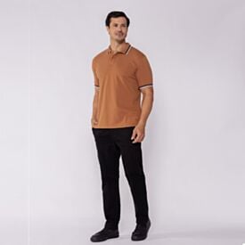 Camisa Polo Masculina De Algodão Marc Alain