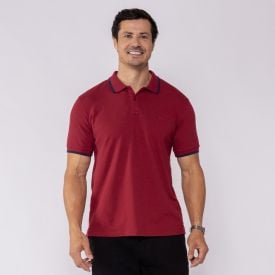 Camisa Polo Masculina De Algodão Marc Alain