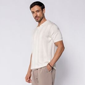 Camisa Polo Masculina Em Tricot Thing