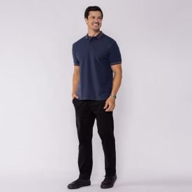 Camisa Polo Masculina Texturizada Marc Alain