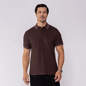 Camisa Polo Masculina Texturizada Marc Alain