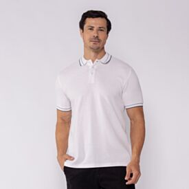 Camisa Polo Masculina Texturizada Marc Alain