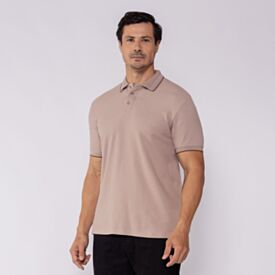 Camisa Polo Masculina Texturizada Marc Alain