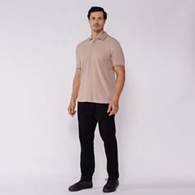 Camisa Polo Masculina Texturizada Marc Alain