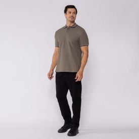 Camisa Polo Masculina Texturizada Marc Alain