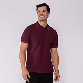 Camisa Polo Masculina Texturizada Marc Alain