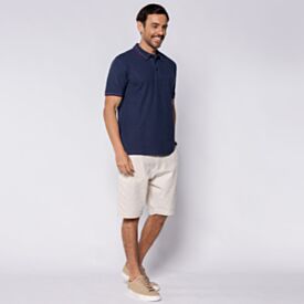 Camisa Polo Masculina Texturizada Marc Alain