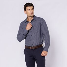 Camisa Social Masculina Listrada Marc Alain