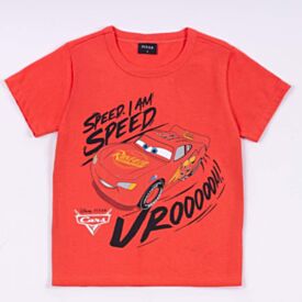 Camiseta Carros Infantil 1 a 3 Anos Disney