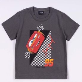 Camiseta Carros Infantil 1 a 3 Anos Disney