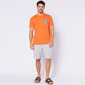 Camiseta Dragon Ball Regular Em Algodão Laranja