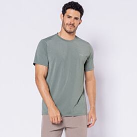 Camiseta Esportiva Masculina Dry Melange Scream Oliva