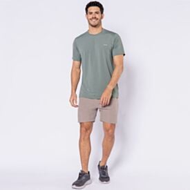 Camiseta Esportiva Masculina Dry Melange Scream Oliva