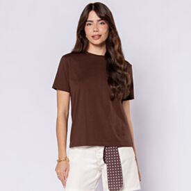 Camiseta Feminina Em Algodão Patricia Foster