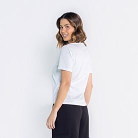 Camiseta Feminina Em Malha Pima Patricia Foster