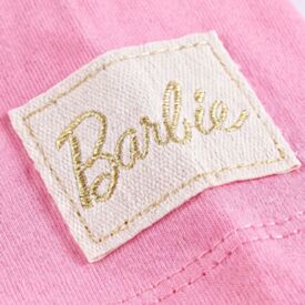 Camiseta Infantil Menina Barbie 4 a 10 Anos Rosa