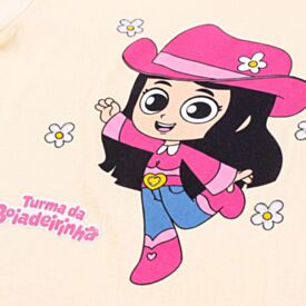 Camiseta Infantil Menina Boiadeirinha 2 a 8 Anos