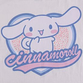 Camiseta Infantil Menina Cinnamoroll 4 a 10 Anos Natural