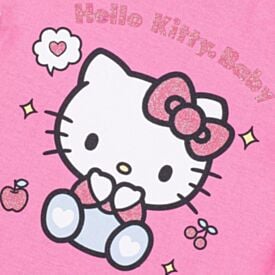 Camiseta Infantil Menina Hello Kitty 1 a 3 Anos