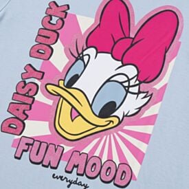 Camiseta Infantil Menina Margarida 4 a 10 Anos Disney Azul 0855