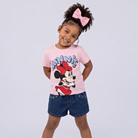 Camiseta Infantil Menina Minnie 1 a 3 Anos Disney