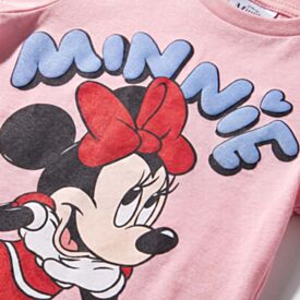 Camiseta Infantil Menina Minnie 1 a 3 Anos Disney